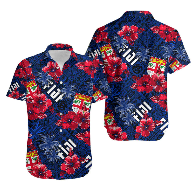 Fiji Hibiscus Hawaiian Shirt Hawaii Style No.2 LT6