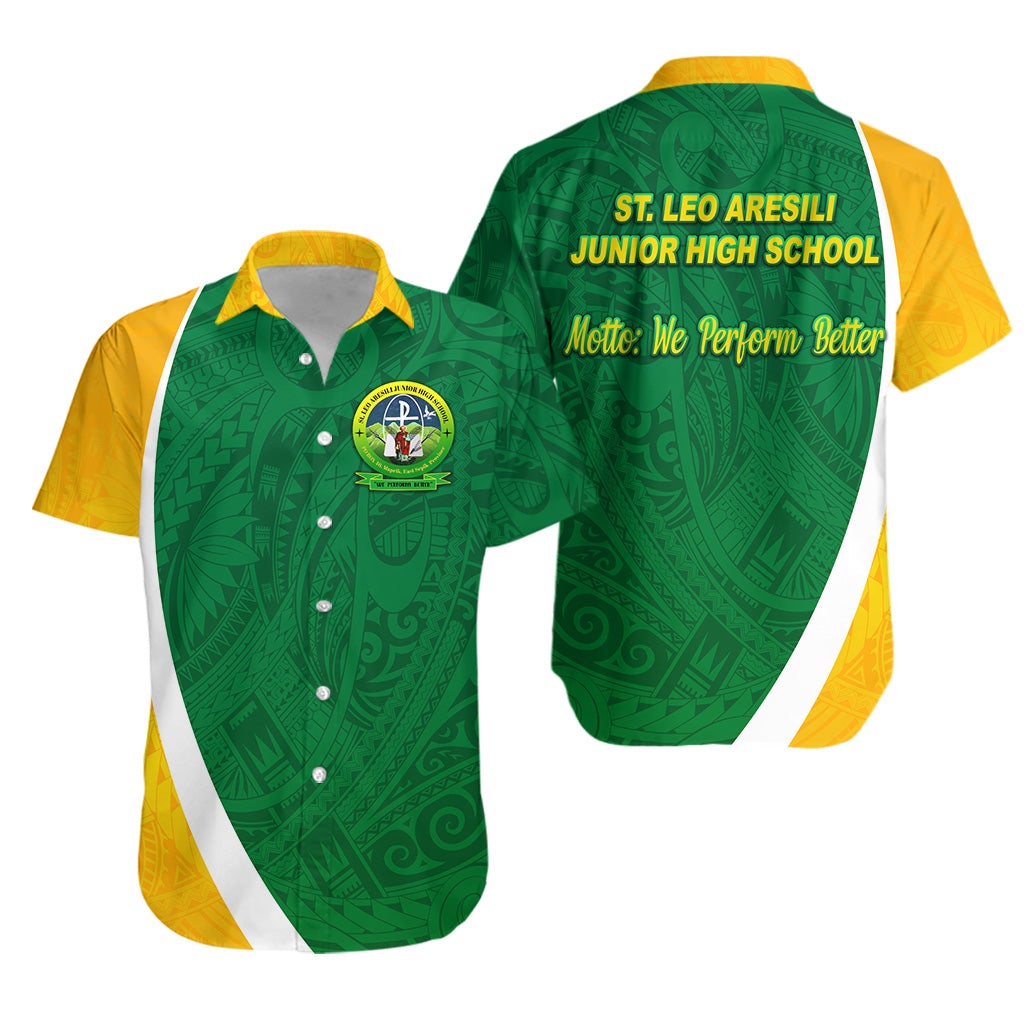 St. Leo Aresili Junior High School Hawaiian Shirt Simplified Version LT8