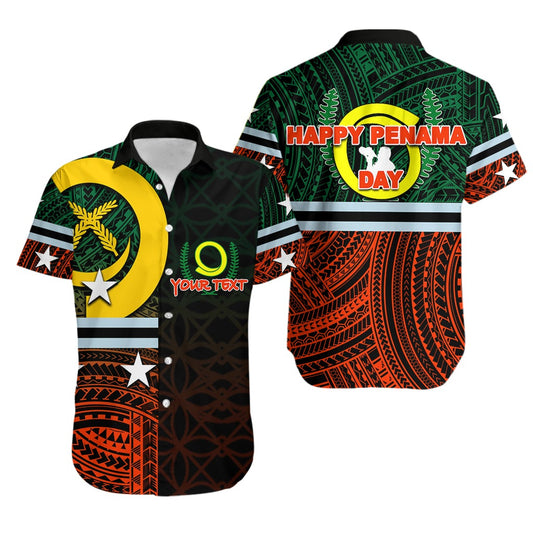 (Custom Personalised) Penama Day Hawaiian Shirt Polynesian Patterns Mix Sand Drawing LT6