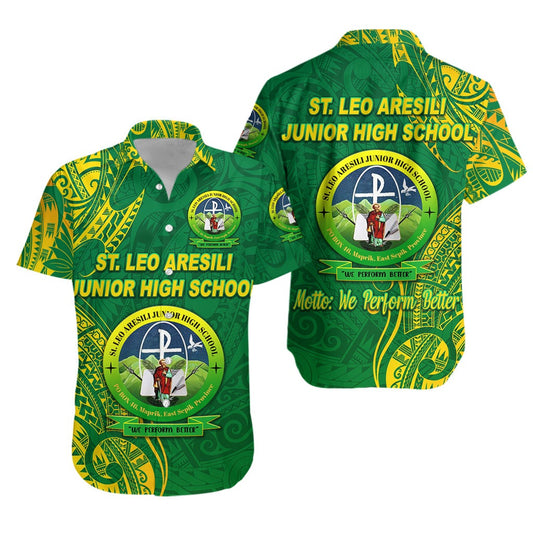 St. Leo Aresili Junior High School Hawaiian Shirt Original Style LT8