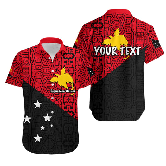 (Custom Personalised) Papua New Guinea Hawaiian Shirt Patterns With Flag LT6