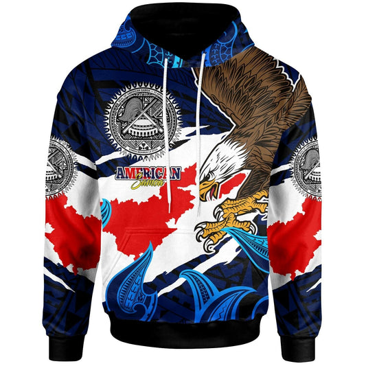 American Samoa Hoodie Custom Happy Independence Day Samoa with Polynesian Culture LT10