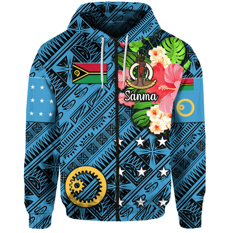 Custom Vanuatu Sanma Hoodie Independence Be Proud LT8