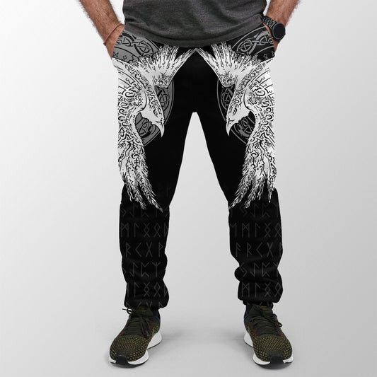 Custom Viking Jogger (Women's/Men's) Mystical Raven Tattoo Special RLT12
