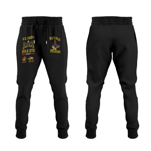 Buffalo Soldiers 9th and 10th Cavalry Jogger Pants American Heroes LT15