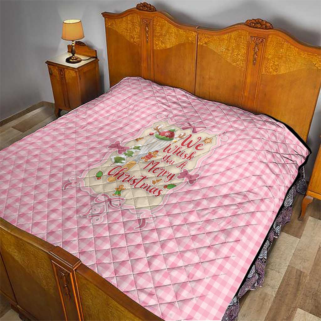We Whisk You A Merry Christmas Quilt Cute Style DT05
