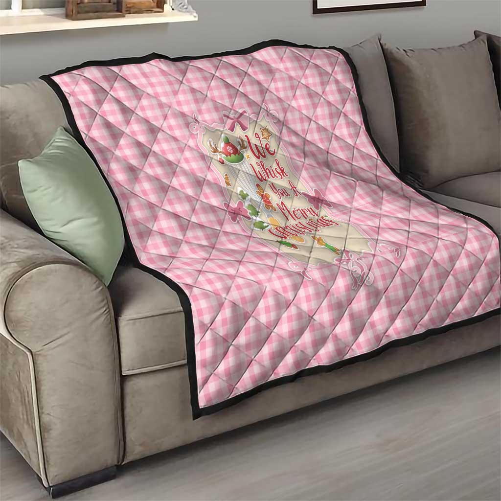 We Whisk You A Merry Christmas Quilt Cute Style DT05