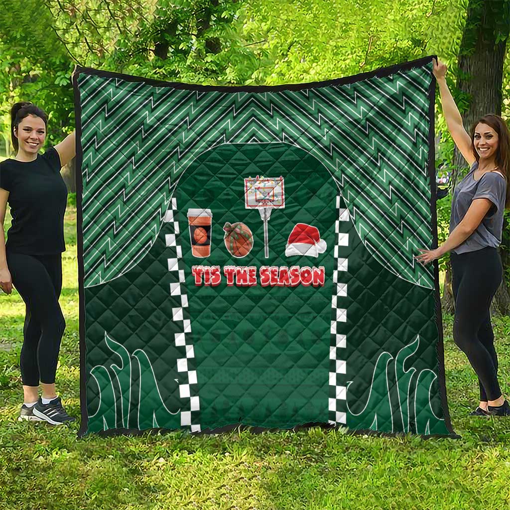 Basketball Christmas Quilt Tis The Season DT05