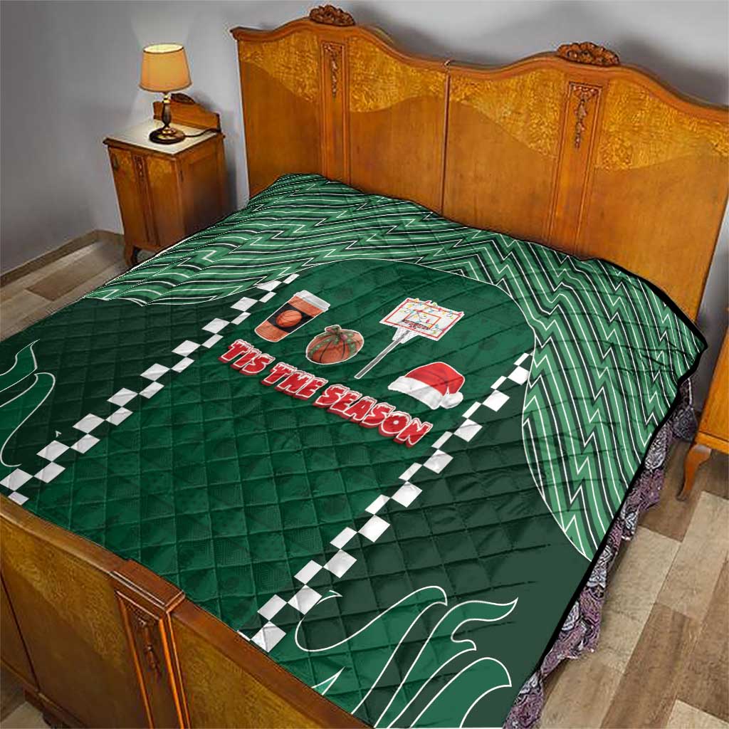 Basketball Christmas Quilt Tis The Season DT05