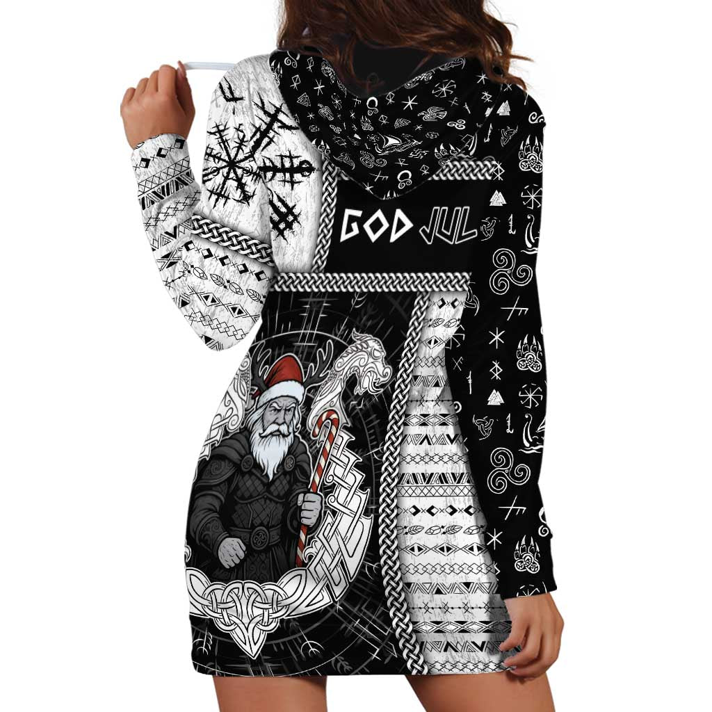 Vikings Christmas Hoodie Dress Fa La La La Valhalla La DT05