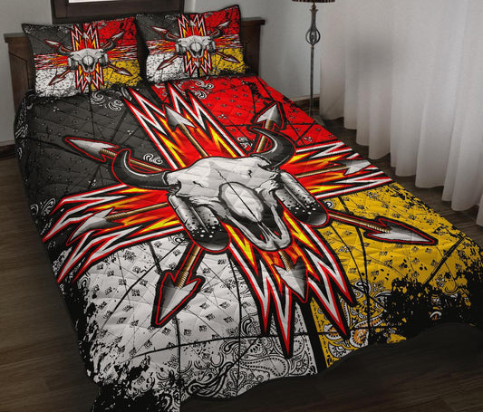 Bison Arrow Native American Quilt Bed Set LT10