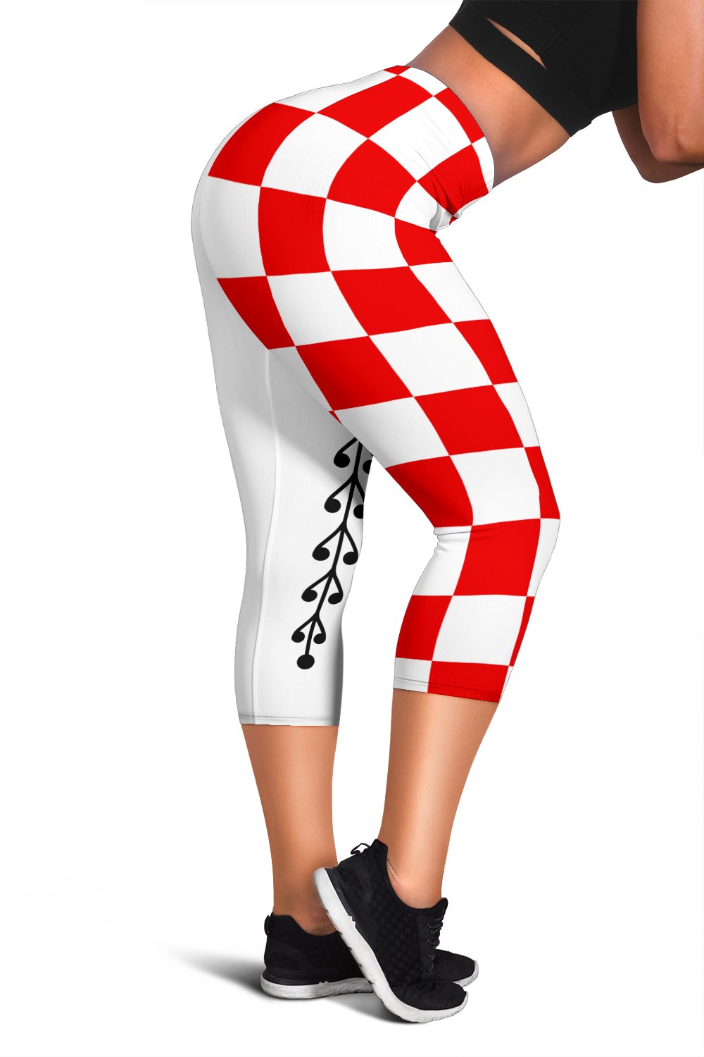 Croatia Capris Leggings Croatian Tattoo