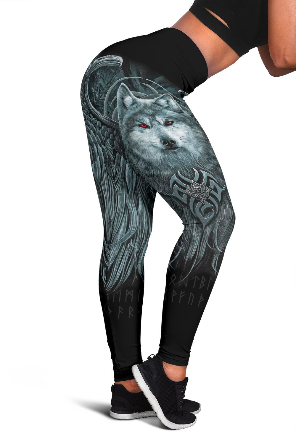 Viking Leggings, Spiral Wolf Spirit RLT12