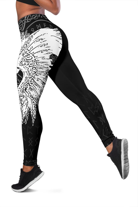 Viking Leggings Mystical Raven Tattoo Special RLT12