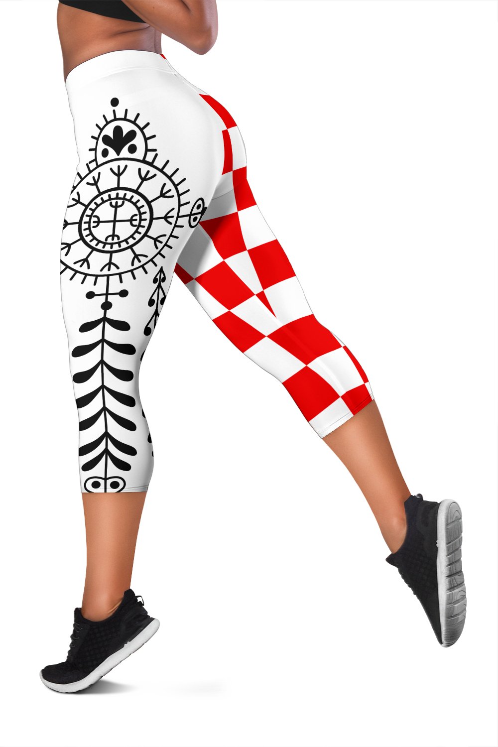 Croatia Capris Leggings Croatian Tattoo
