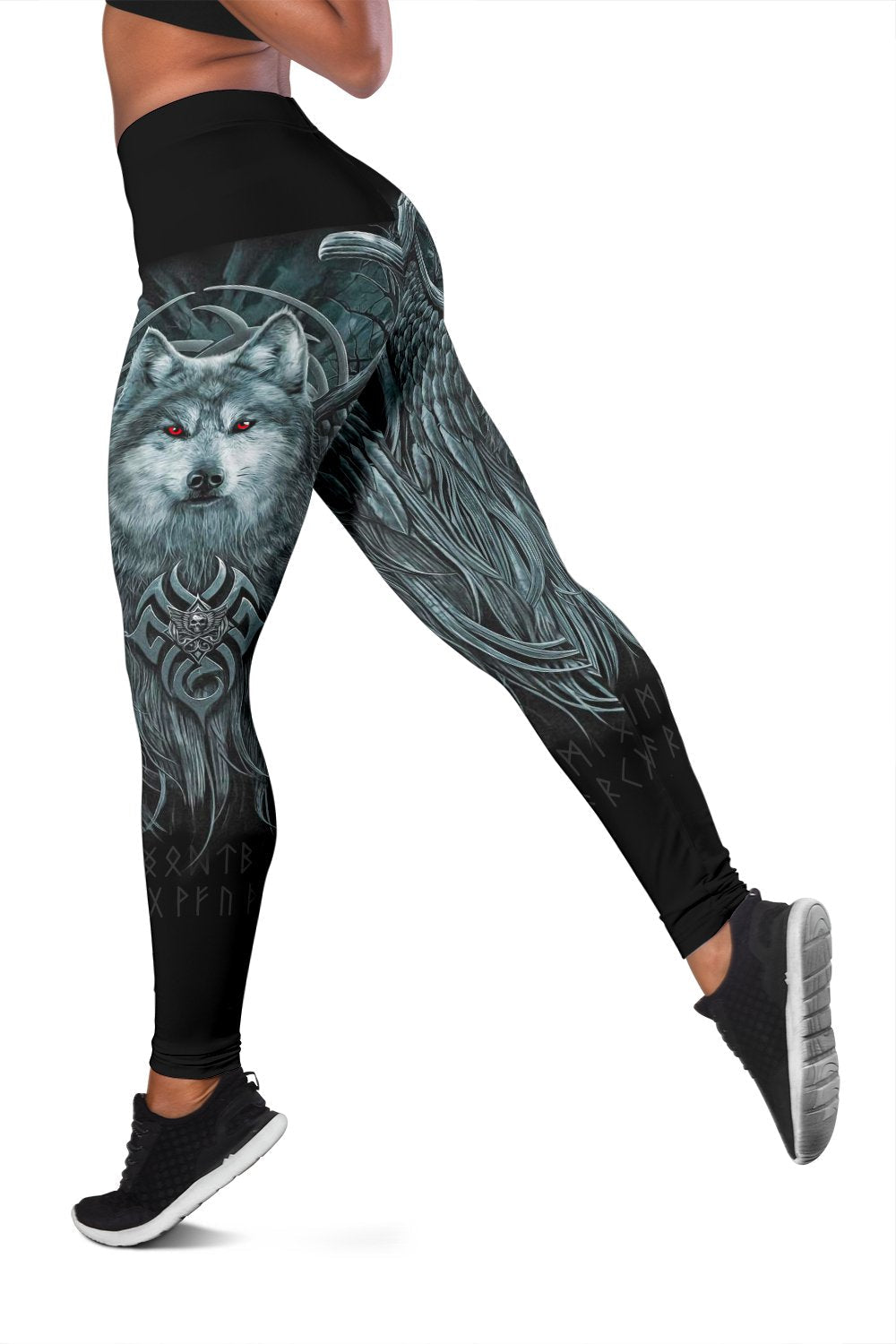 Viking Leggings, Spiral Wolf Spirit RLT12
