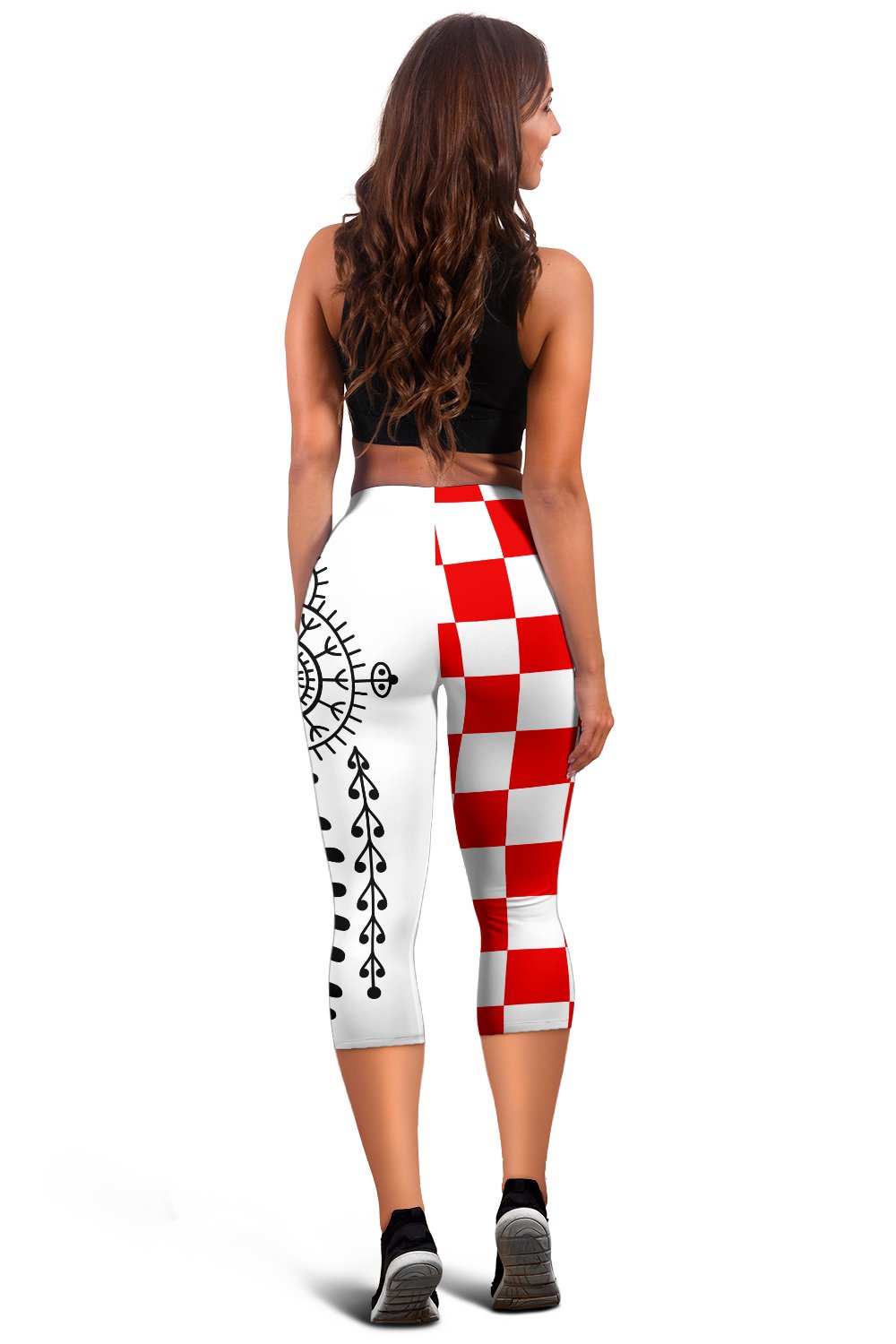 Croatia Capris Leggings Croatian Tattoo