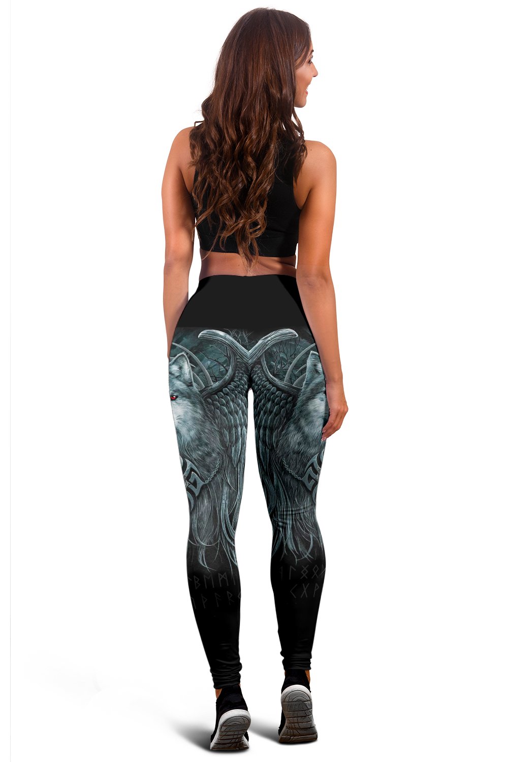 Viking Leggings, Spiral Wolf Spirit RLT12