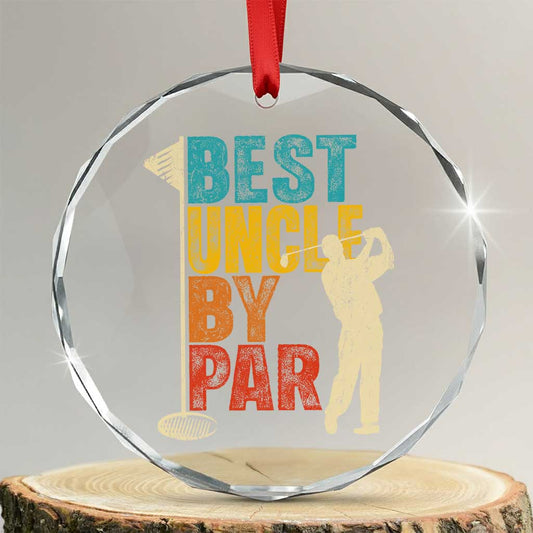 Golf Gifts for Uncle Crystal Glass Ornament Golf Fathers Day Golfer Uncle Gift TS10