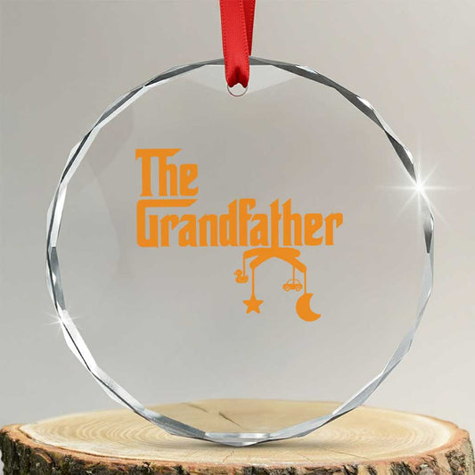 Grandfather Crystal Glass Ornament Funny Grandpa Fathers Day TS10