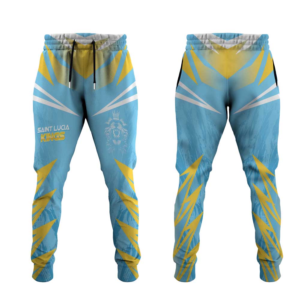 Kings Saint Lucia Cricket Jogger Pants Rise To Victory LT05