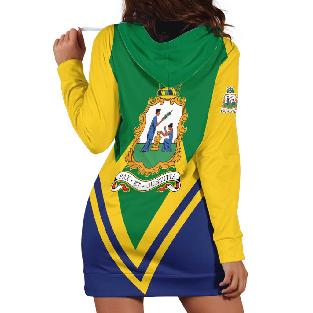 Saint Vincent and the Grenadines Independence Day Hoodie Dress Simple Style LT01
