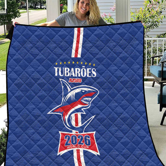 Cape Verde 2026 Football Quilt Blue Sharks WC Debut LT01