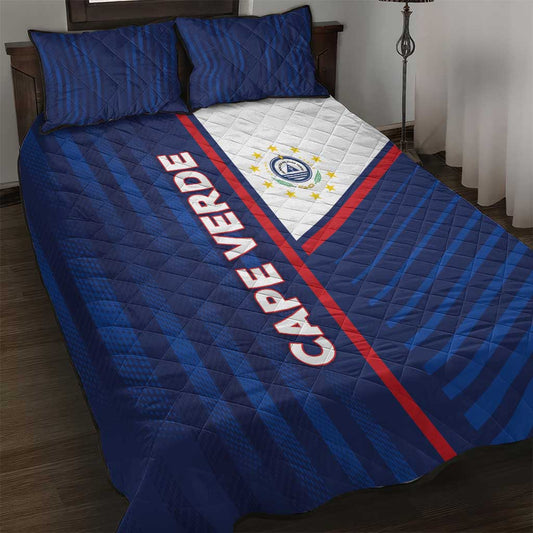 Cape Verde Football Quilt Bed Set Unique Style LT05