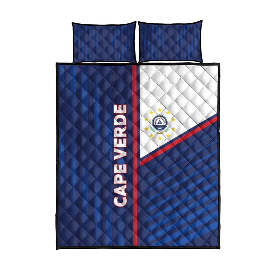Cape Verde Football Quilt Bed Set Unique Style LT05