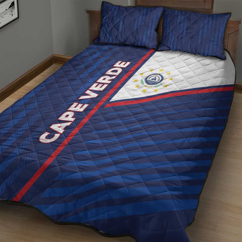 Cape Verde Football Quilt Bed Set Unique Style LT05