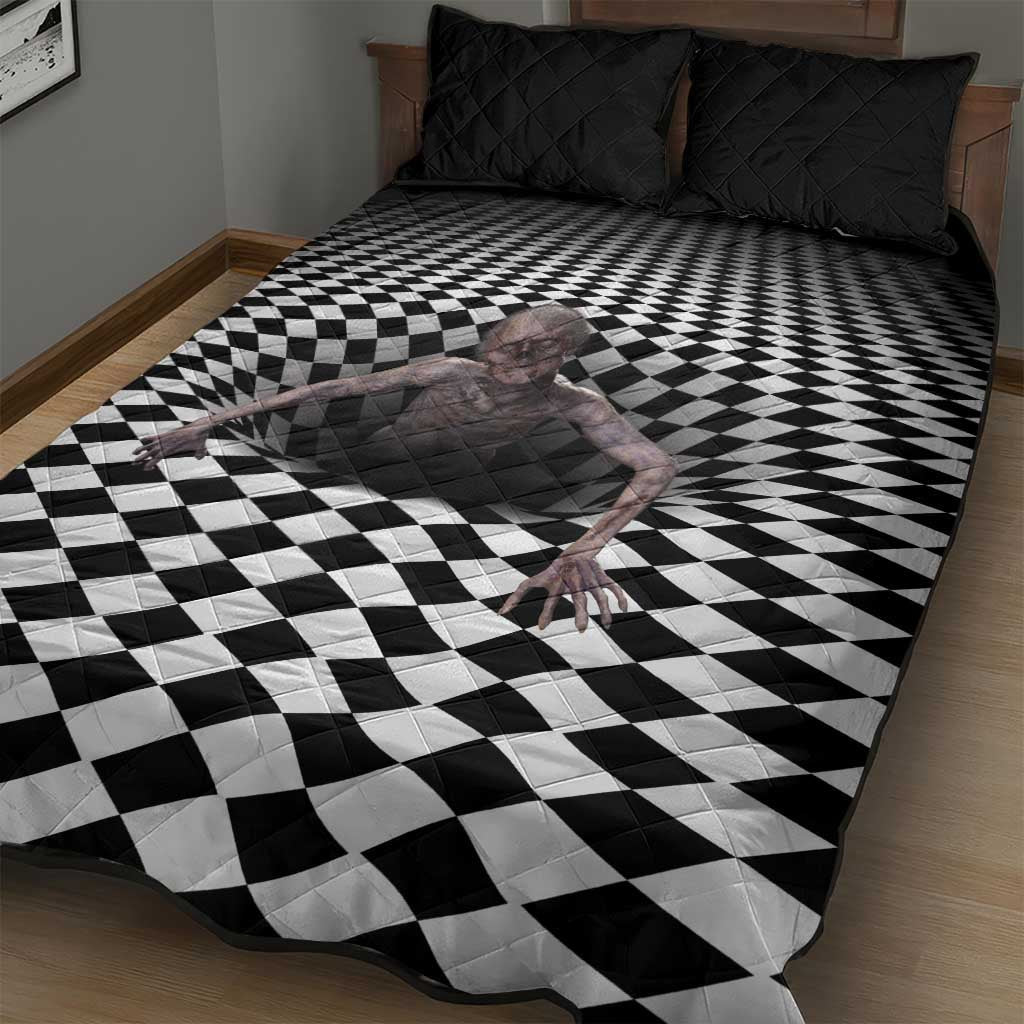 3D Illusion Horror Halloween Quilt Bed Set Horrible Scary Zombie LT05