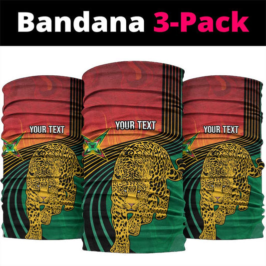 Guyana Cricket Amazon Warriors Personalized Neck Gaiter Fierce Jaguars LT7