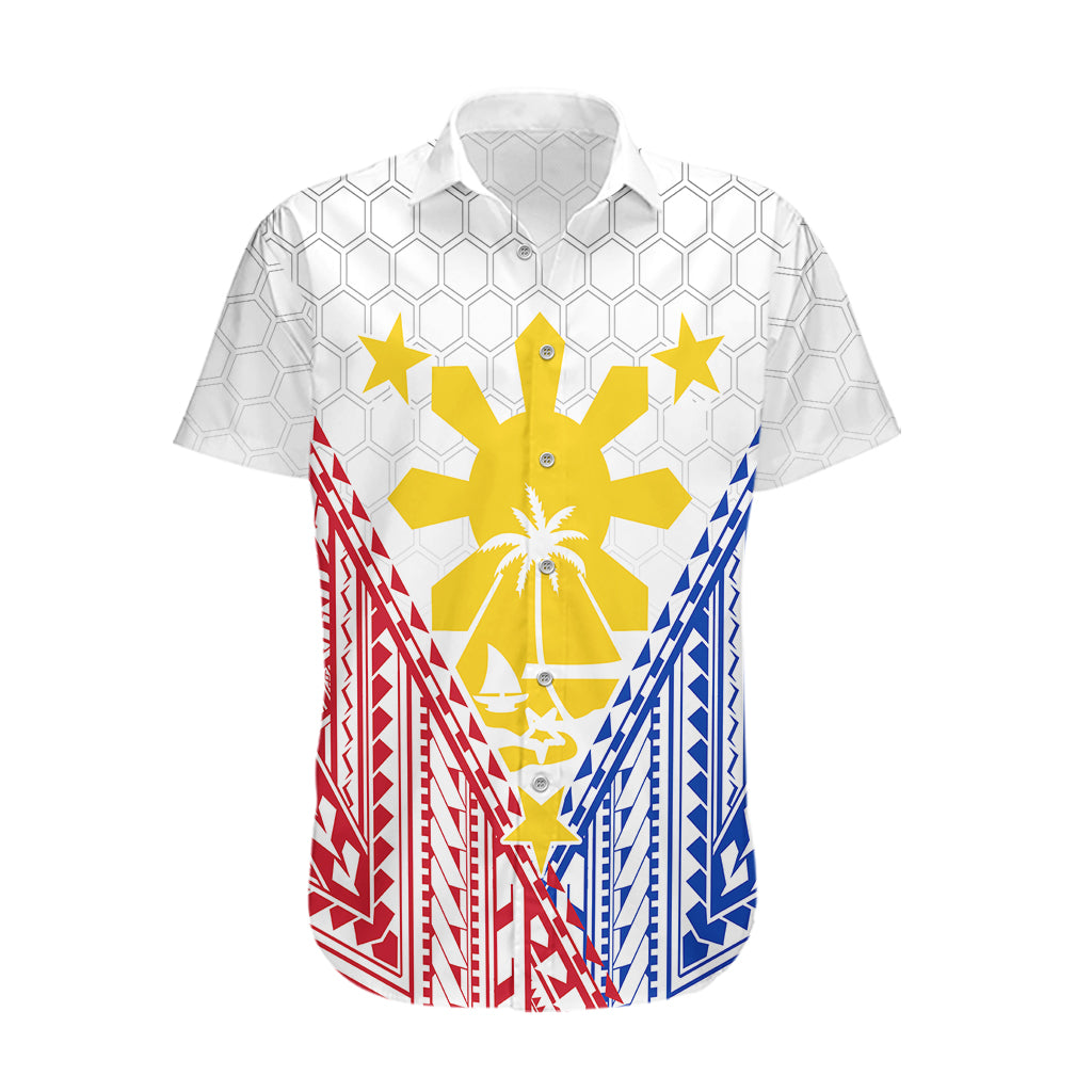 Personalised Philippines Mix Guam Hawaiian Shirt Filipino Flag Style LT7