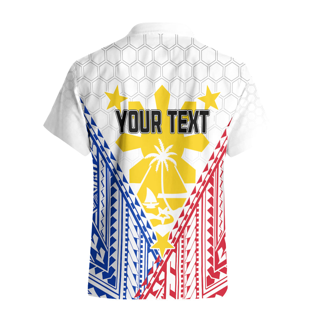 Personalised Philippines Mix Guam Hawaiian Shirt Filipino Flag Style LT7