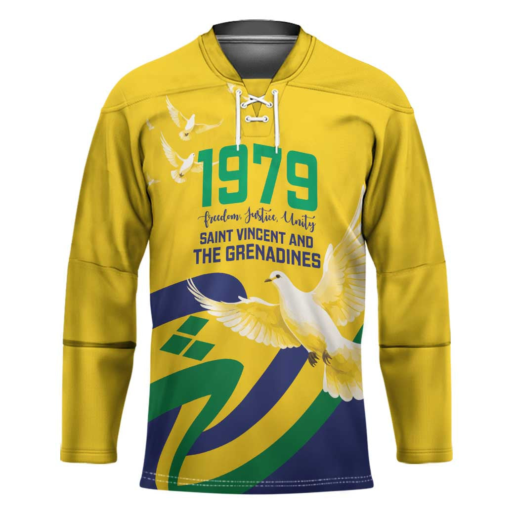 Saint Vincent and the Grenadines Hockey Jersey Gratitude to the Land Pride Since 1979 LT9