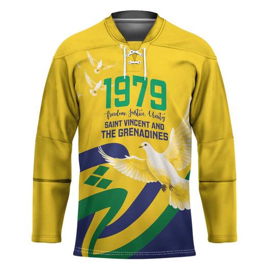 Saint Vincent and the Grenadines Hockey Jersey Gratitude to the Land Pride Since 1979 LT9