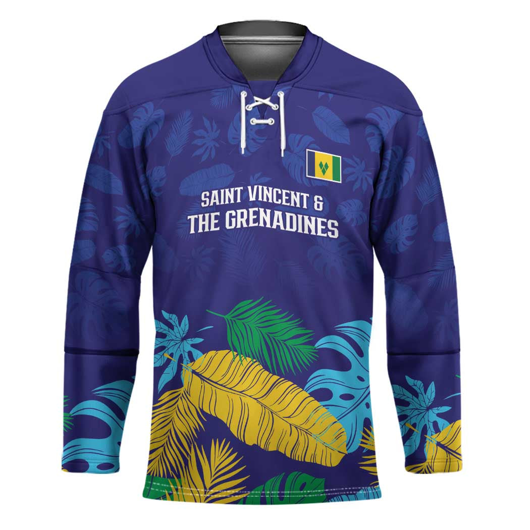 Saint Vincent Land So Beautiful Hockey Jersey Tropical Vibes LT9