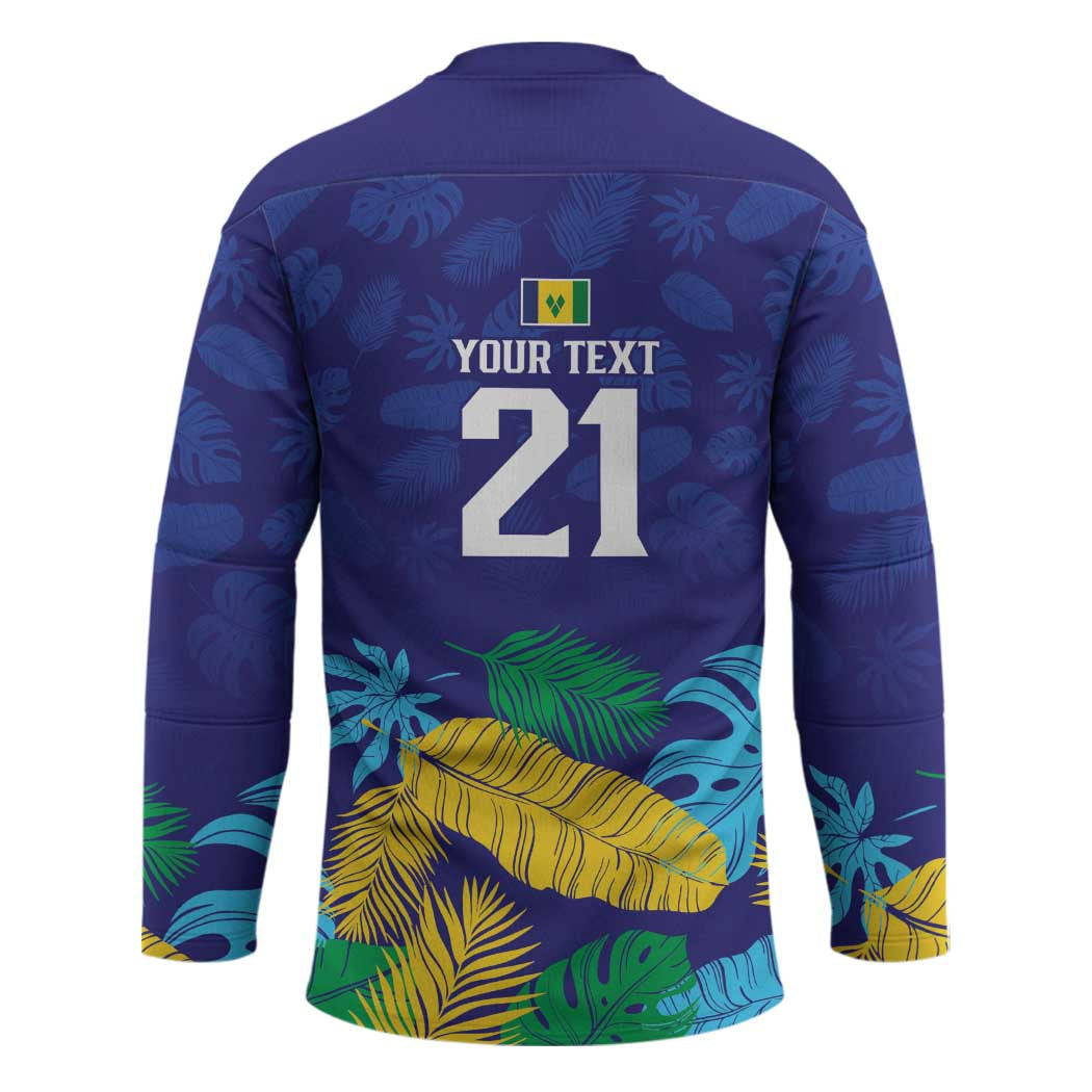 Saint Vincent Land So Beautiful Hockey Jersey Tropical Vibes LT9