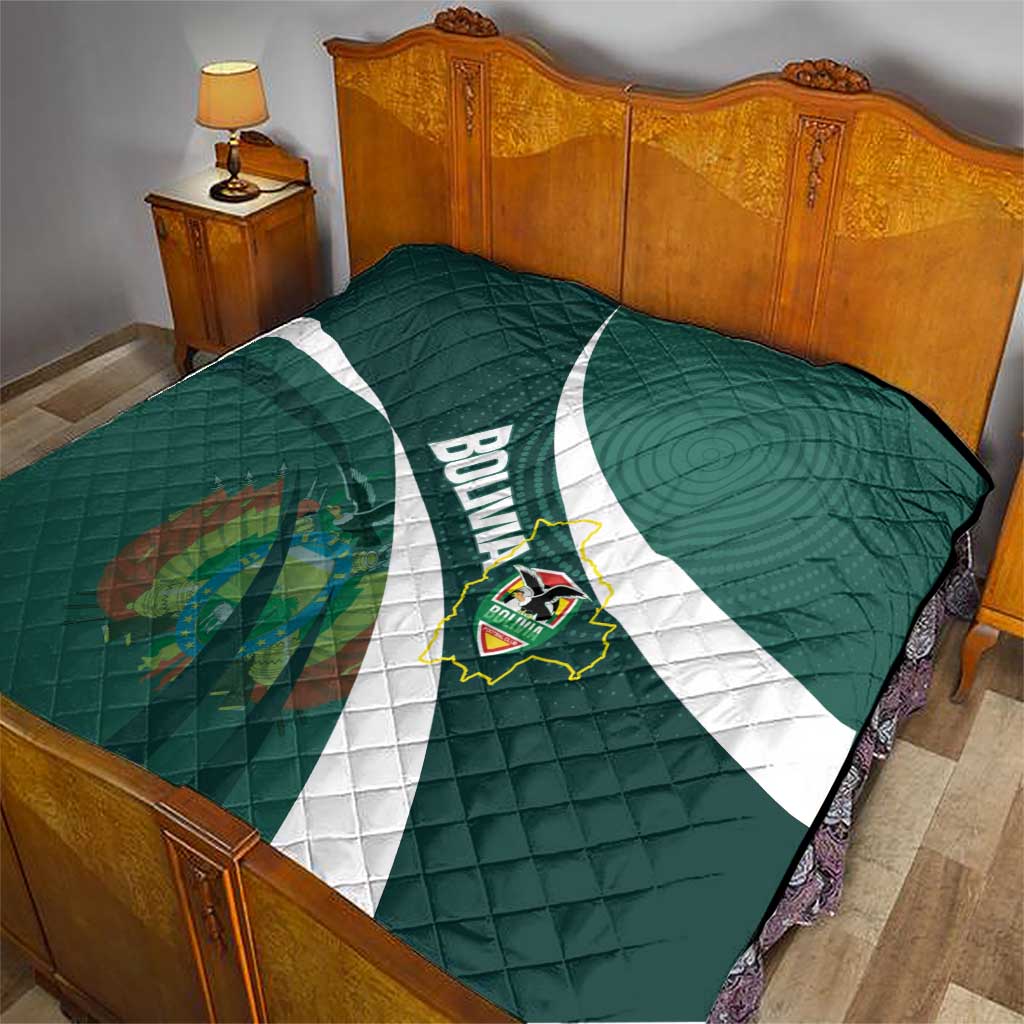 Bolivia Football Quilt La Verde Sporty Curves Style LT14