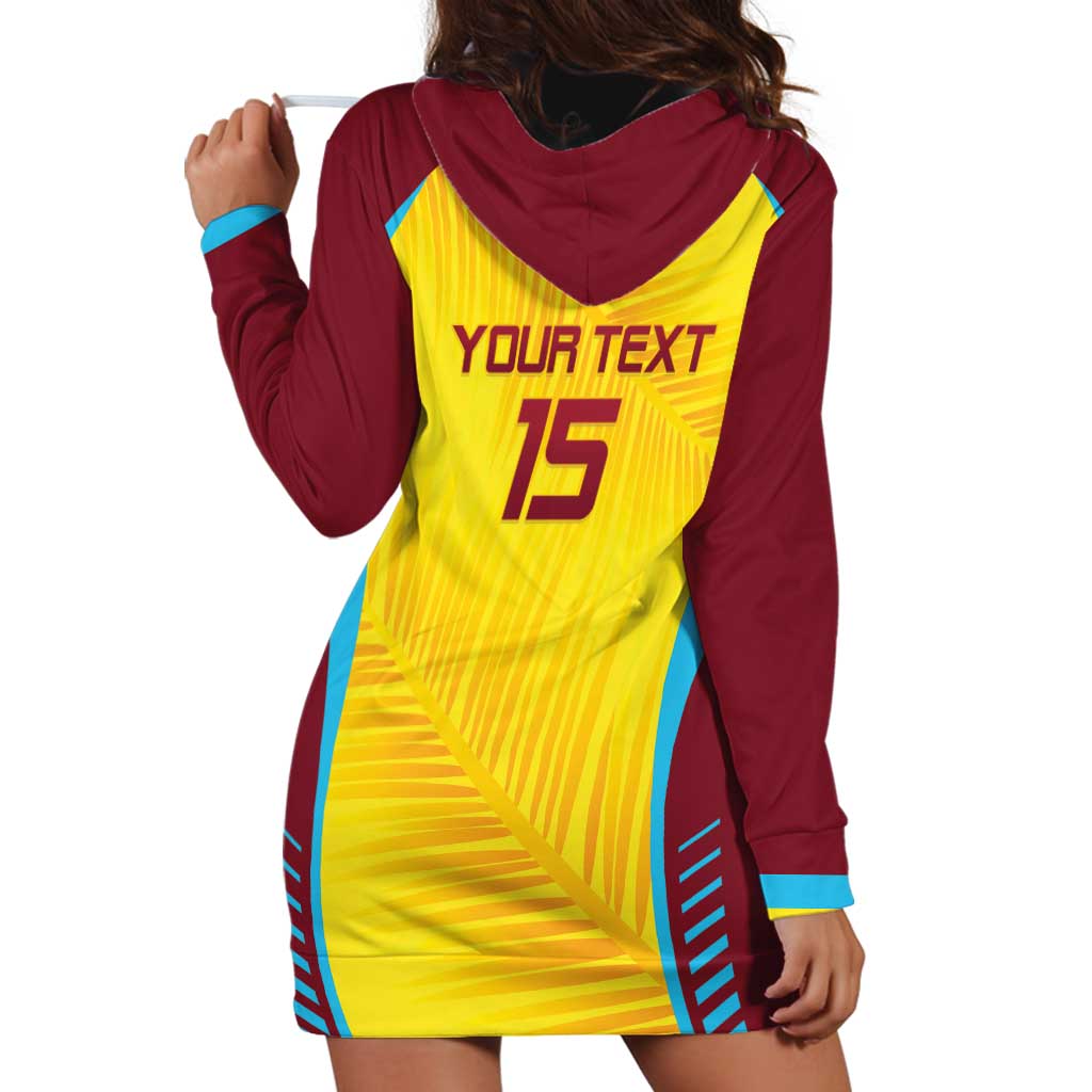 Custom West Indies Cricket Hoodie Dress Go Windies Go LT15
