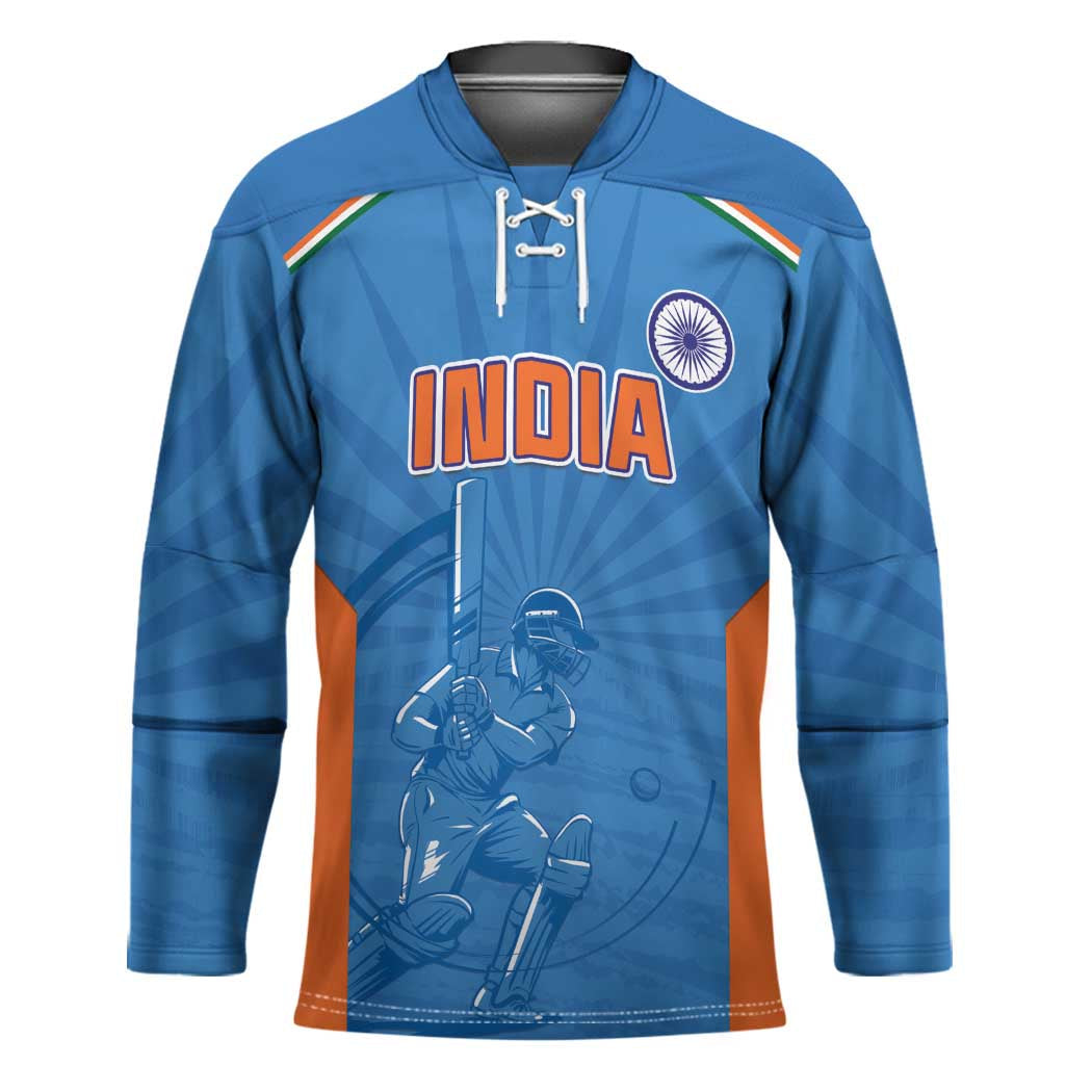 Custom India Cricket Hockey Jersey Go Champions LT15