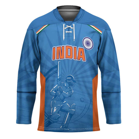 Custom India Cricket Hockey Jersey Go Champions LT15