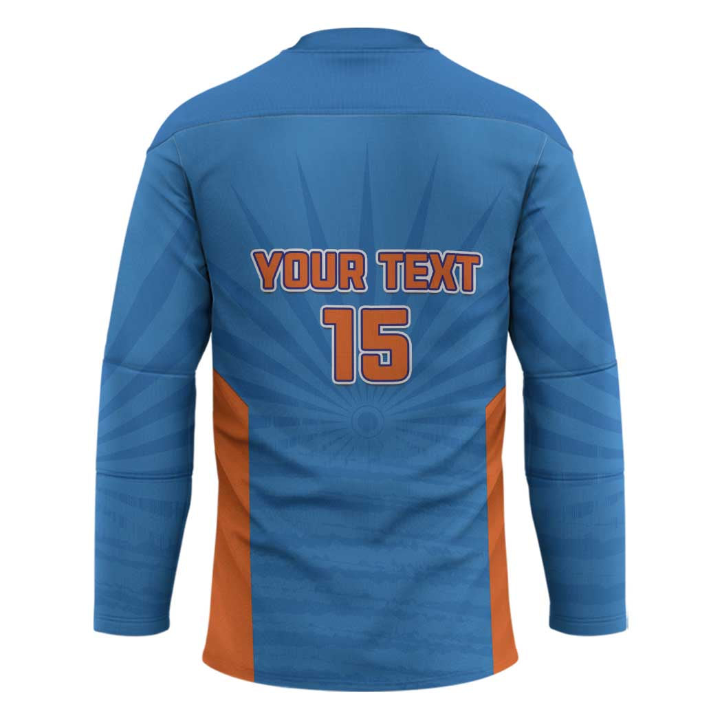 Custom India Cricket Hockey Jersey Go Champions LT15