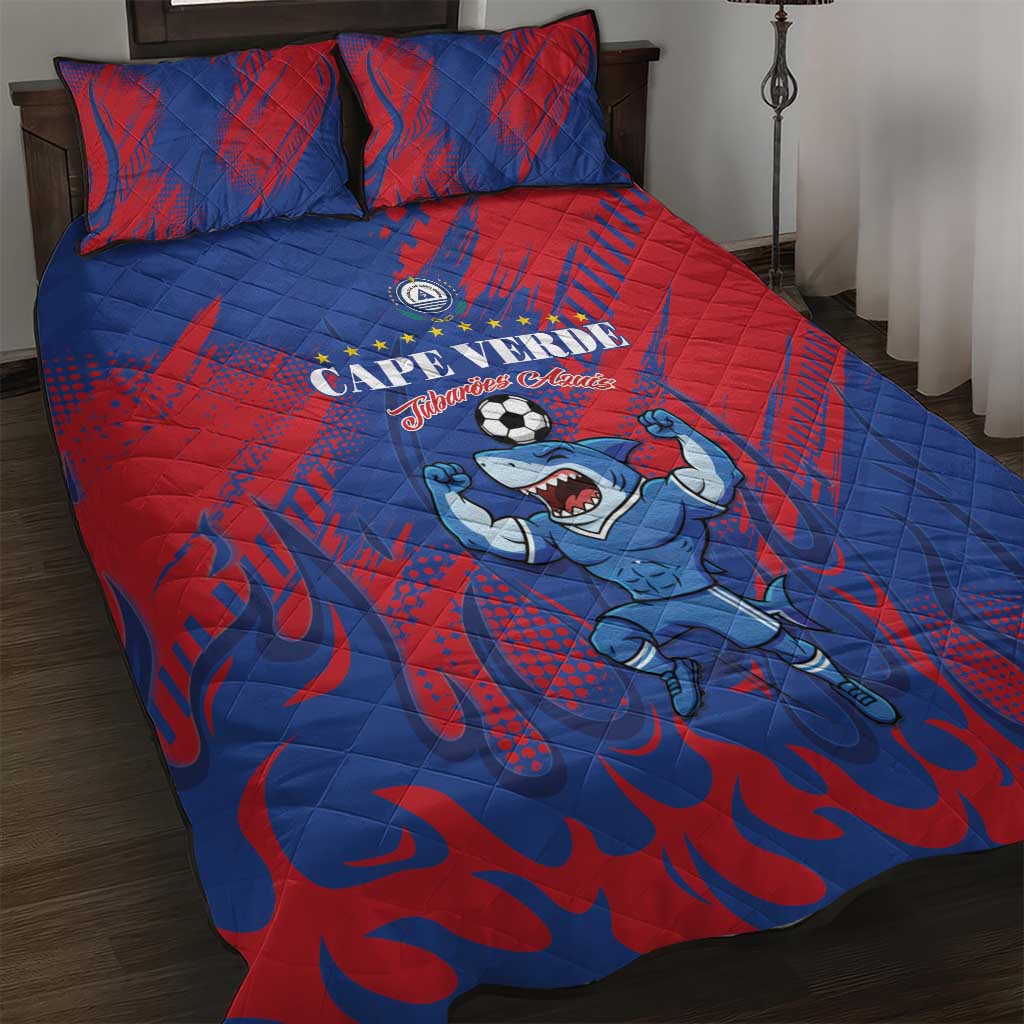 Cape Verde Football Quilt Bed Set One Team One Victory LT15