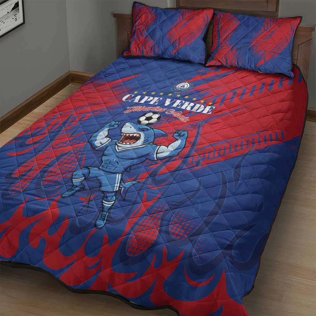 Cape Verde Football Quilt Bed Set One Team One Victory LT15