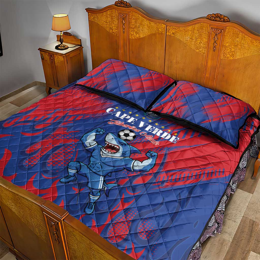 Cape Verde Football Quilt Bed Set One Team One Victory LT15