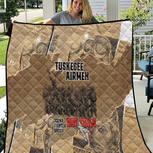 Tuskegee Airmen Tribute Quilt Black History Air Force LT18