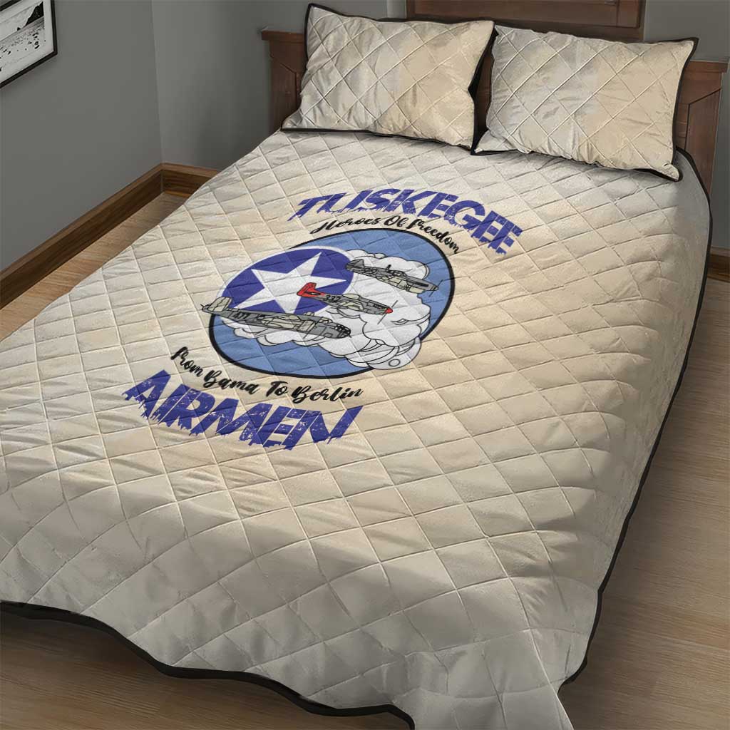 Tuskegee Airmen Red Tails Quilt Bed Set Heroes Of Freedom LT18
