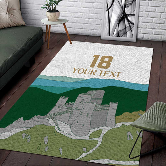 Custom Italy Abruzzo Area Rug Gran Sasso d'Italia LT18