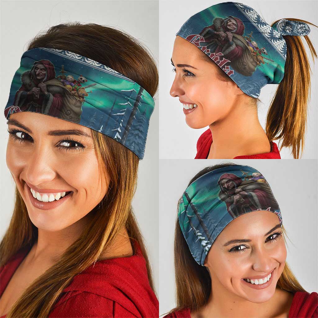 Iceland Christmas Neck Gaiter Icelandic Gryla Evil Mother of Yule Lads LT19